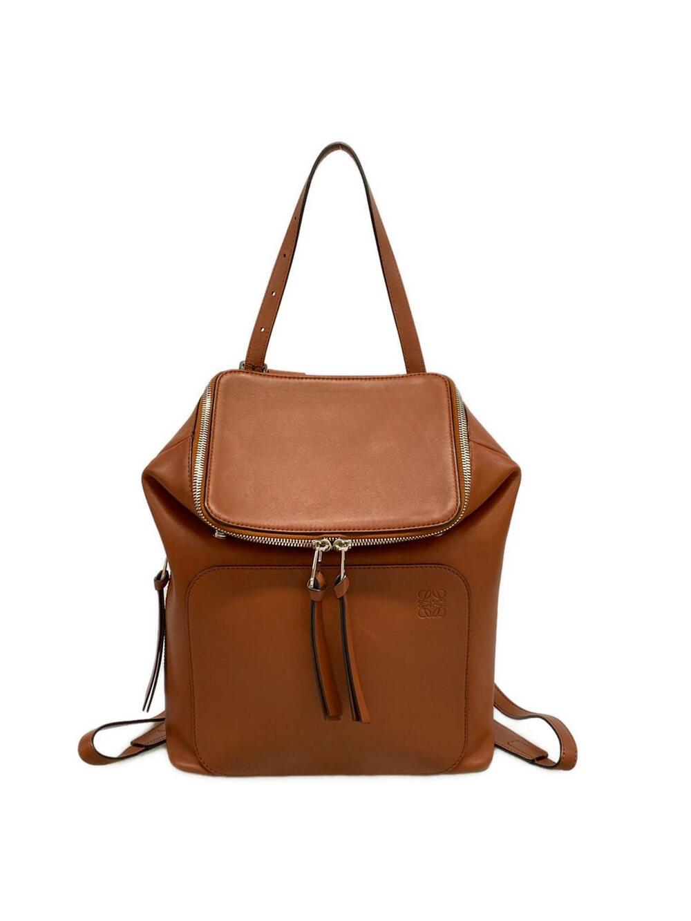 Loewe Goya Small Brown Leather Backpack #335774L10B